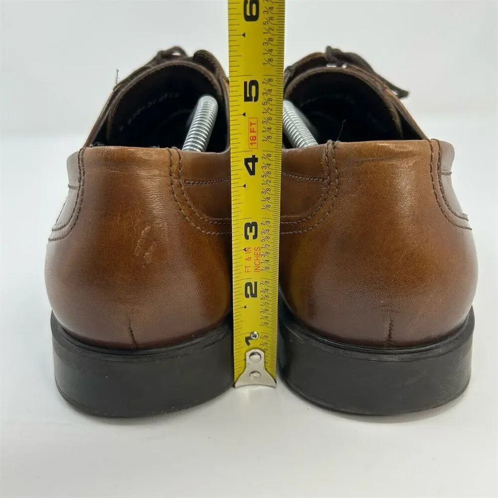 MEPHISTO Men's Brown Leather Oxford Shoes Size 11 Lace Up Dress Classic